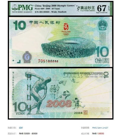 奥运会纪念钞值多少钱？从面值到收藏价值的全面解析